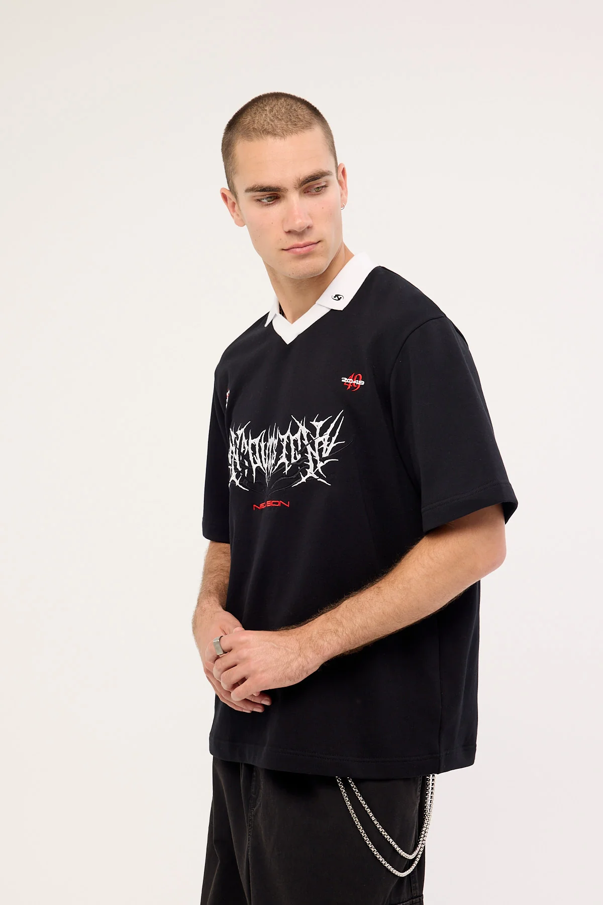 Neovision Morgul Short Sleeve Rugby Polo Asphalt - Image 6