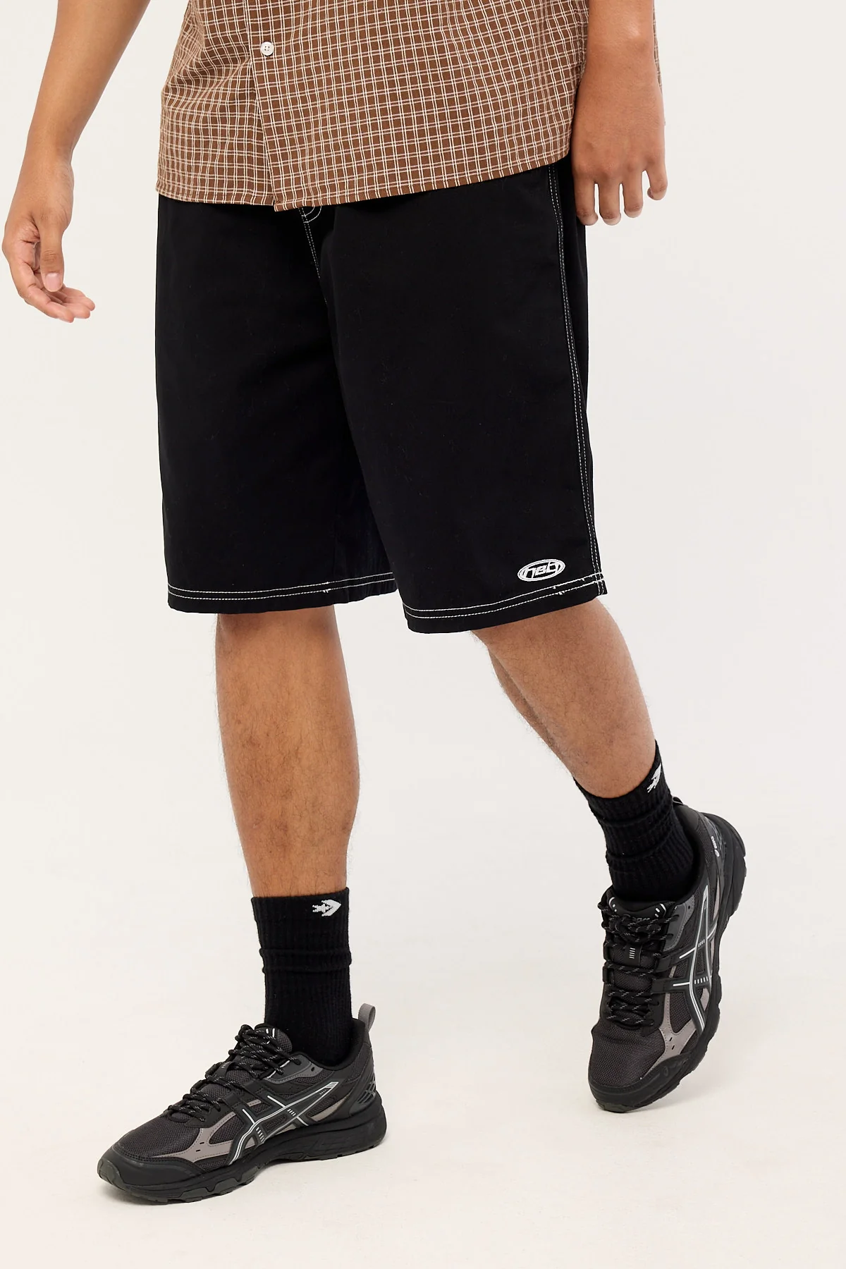Neovision Morgul Stray Baggy Elastic Waist Short Black - Image 3