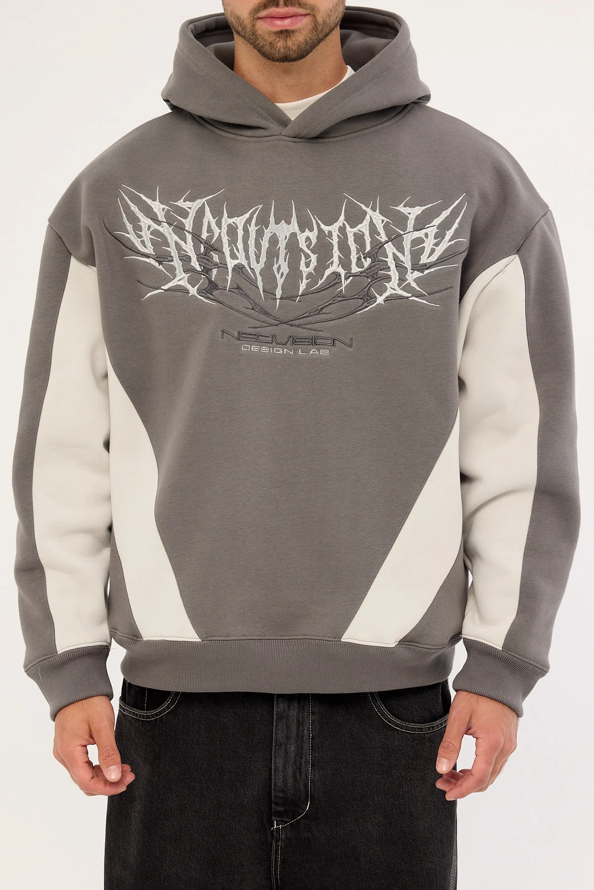 Neovision Morgul Street Hoodie Smoke Grey/Ice Grey - Image 6