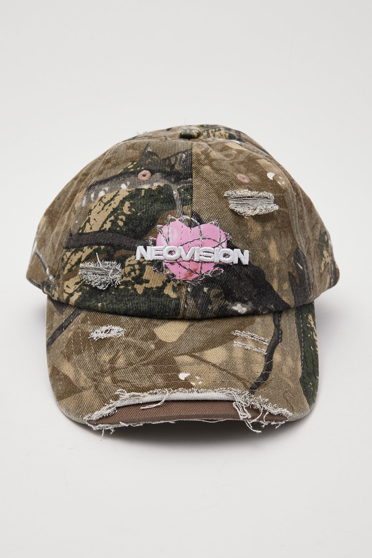 Neovision Mortal Camouflage Distressed Cap Camo