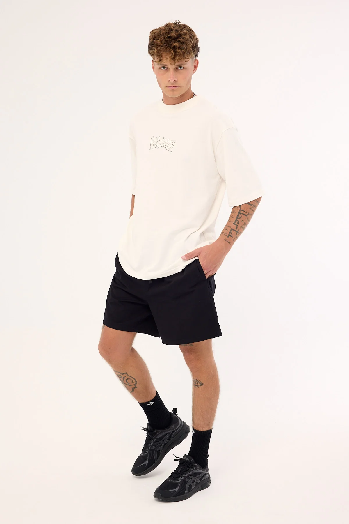 Neovision Mural Elastic Waist Short Black - Image 4