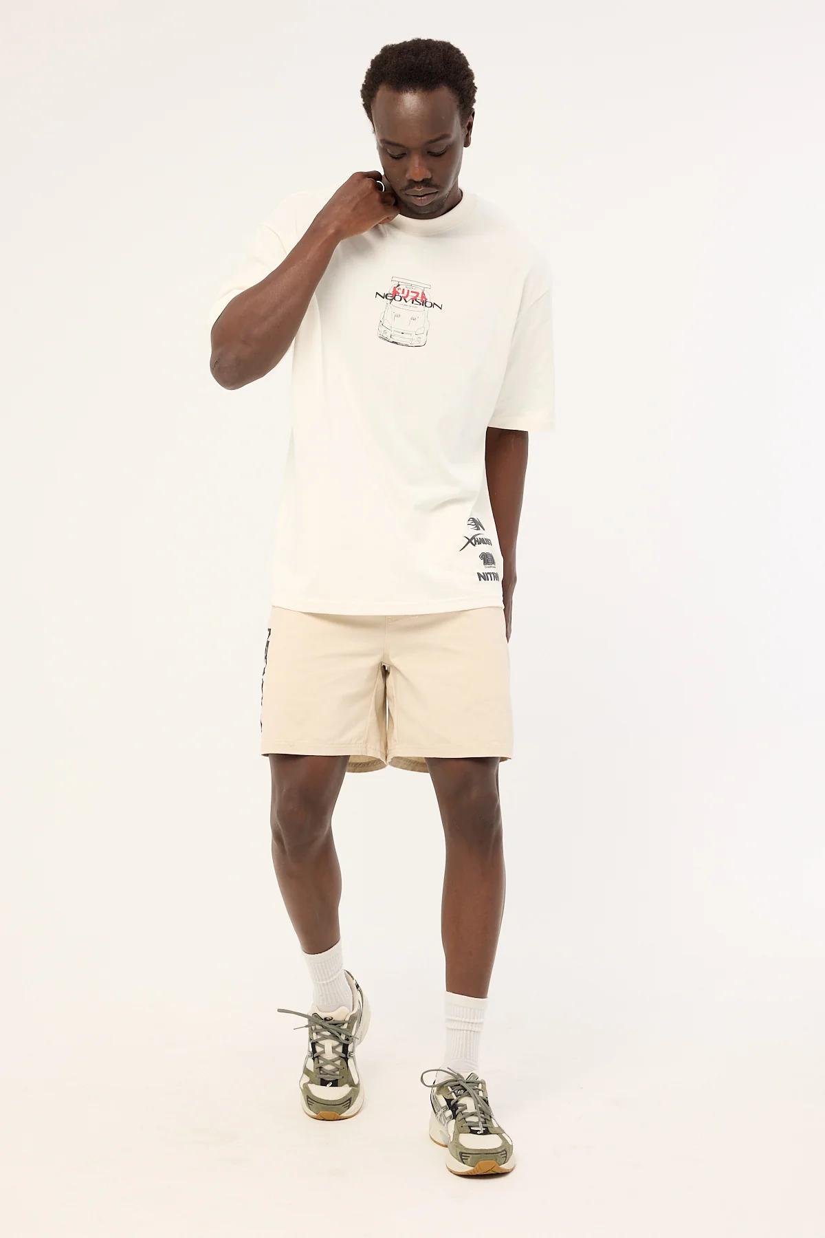 Neovision Mural Elastic Waist Short Granite - Image 2