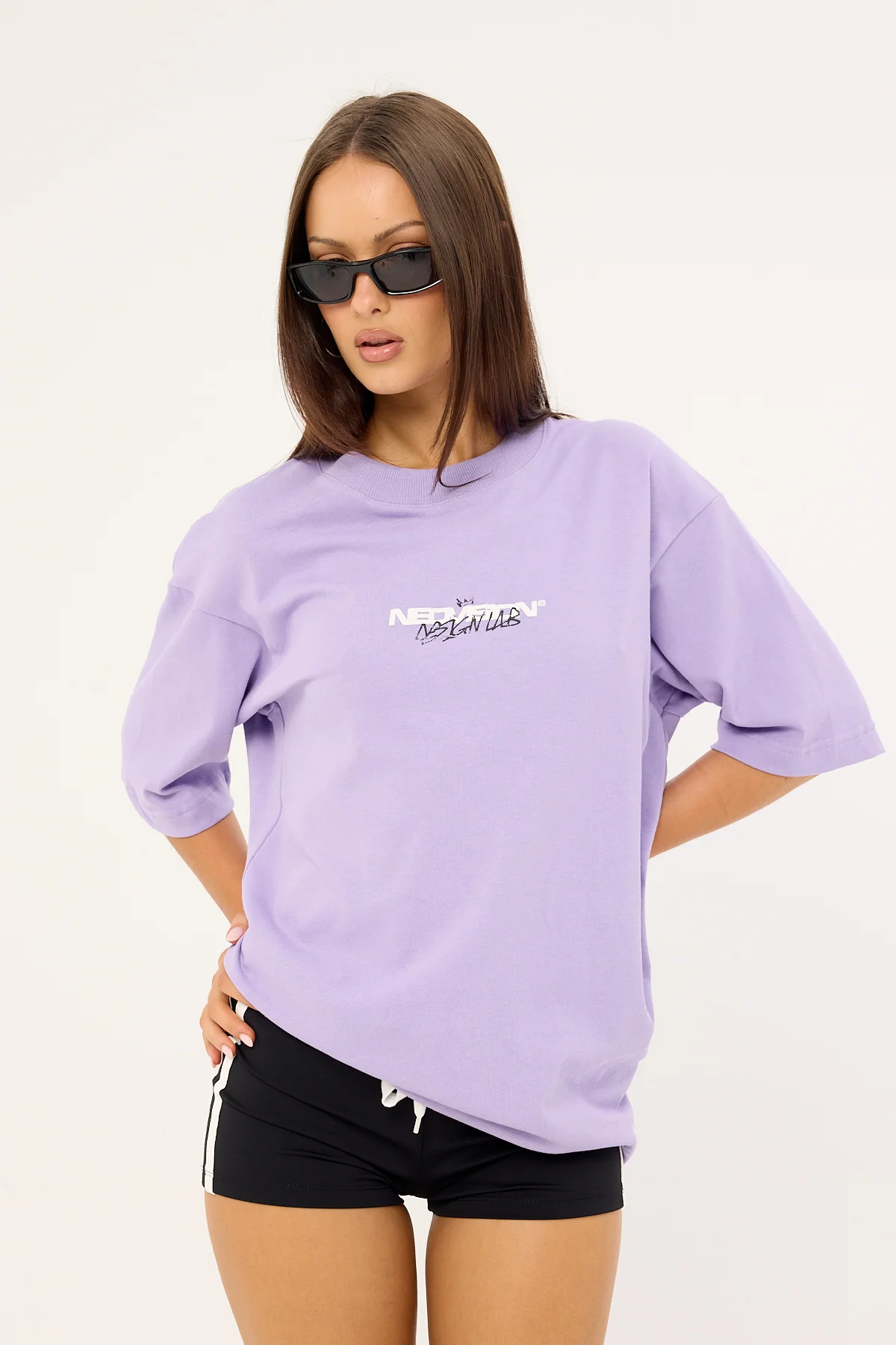 Neovision Mural Oversize Super Heavy Tee Grape - Image 10