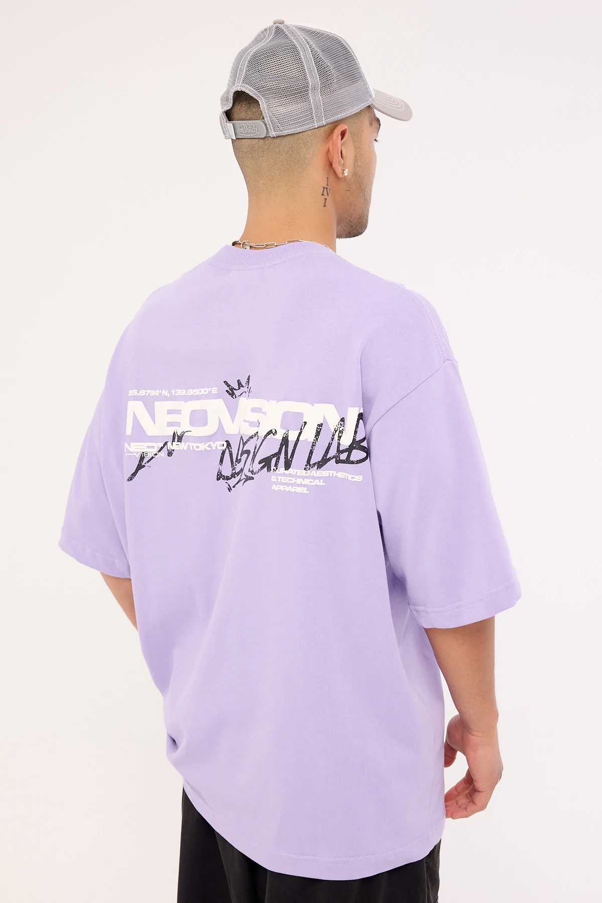 Neovision Mural Oversize Super Heavy Tee Grape - Image 7