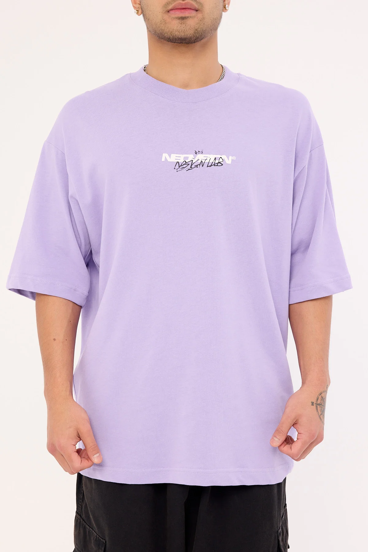 Neovision Mural Oversize Super Heavy Tee Grape - Image 8