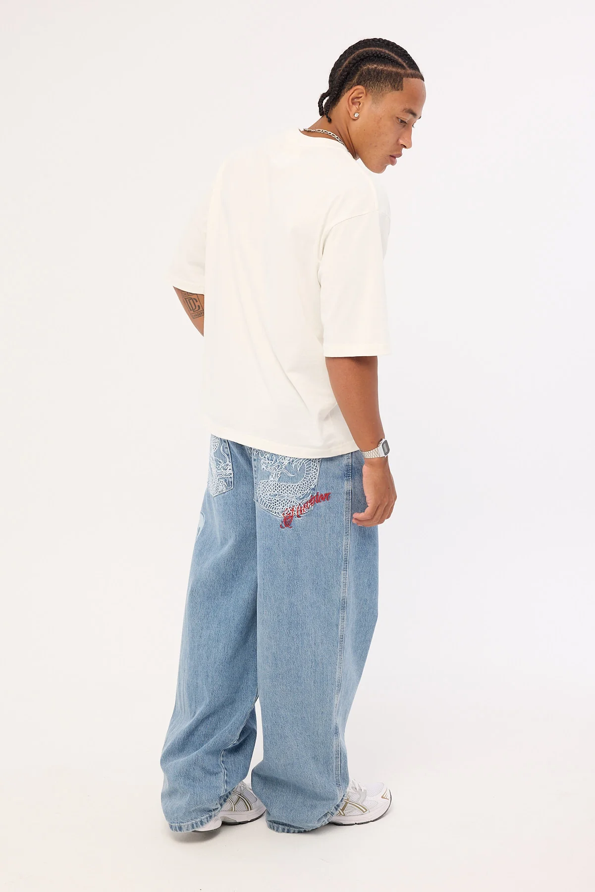 Neovision Nami Behemoth Super Baggy Jean Ash Blue - Image 6