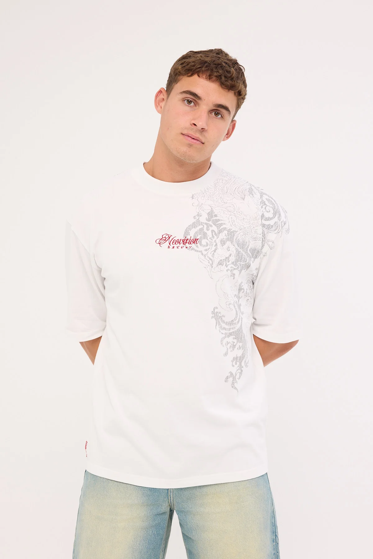 Neovision Nami Street Super Heavy Tee White - Image 2