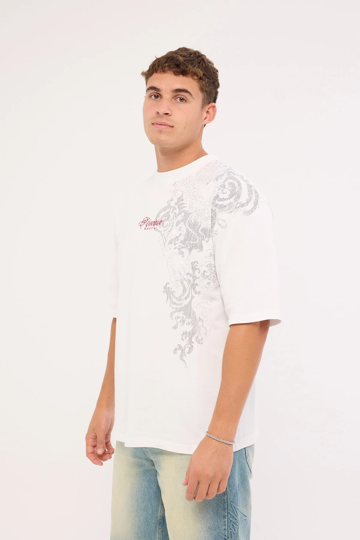 Neovision Nami Street Super Heavy Tee White - Image 5