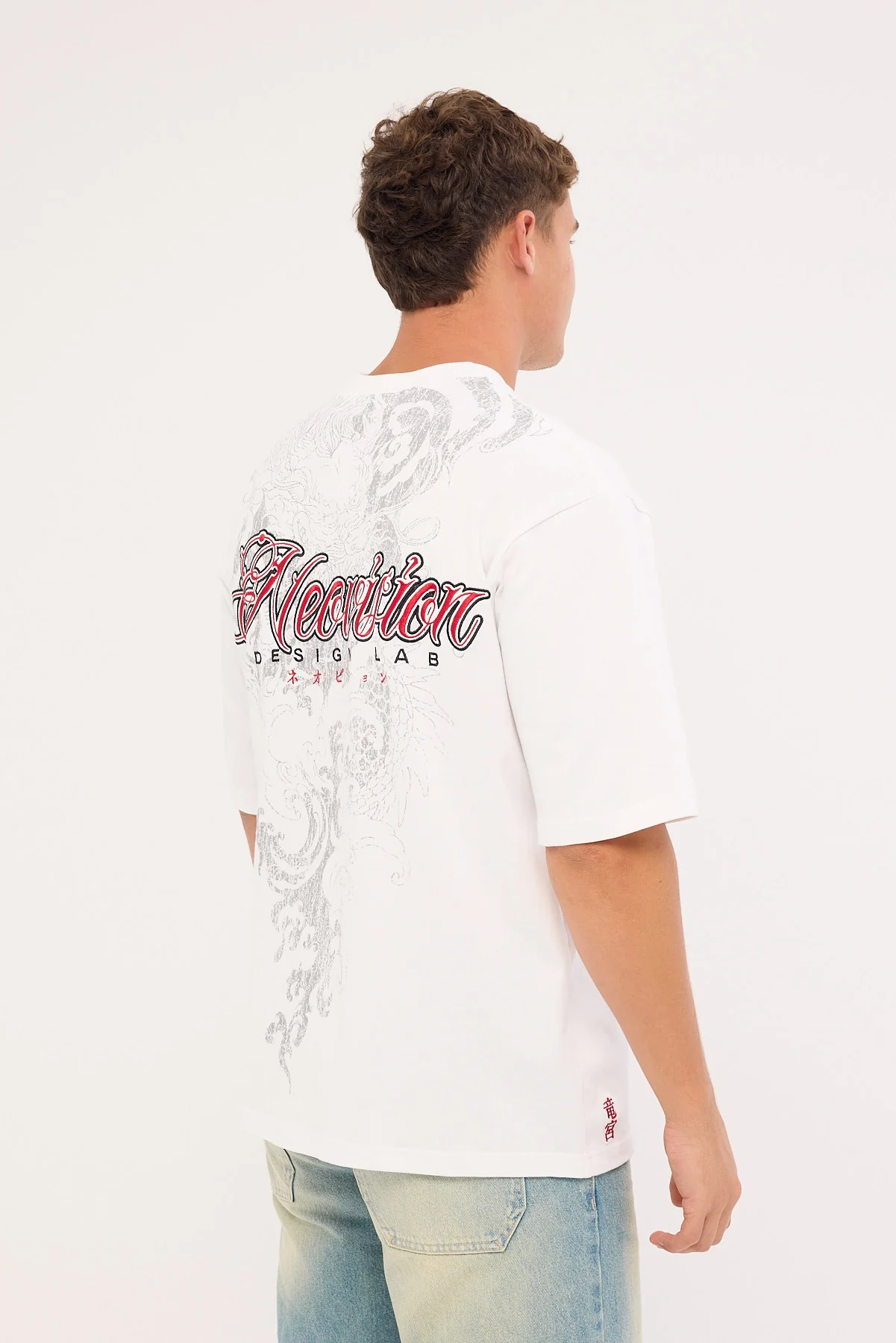 Neovision Nami Street Super Heavy Tee White - Image 6