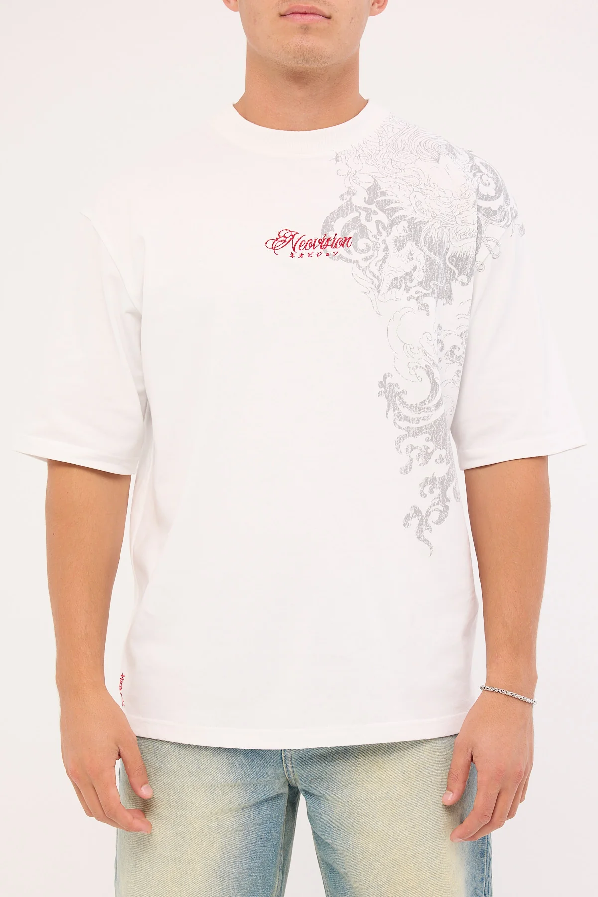 Neovision Nami Street Super Heavy Tee White - Image 7