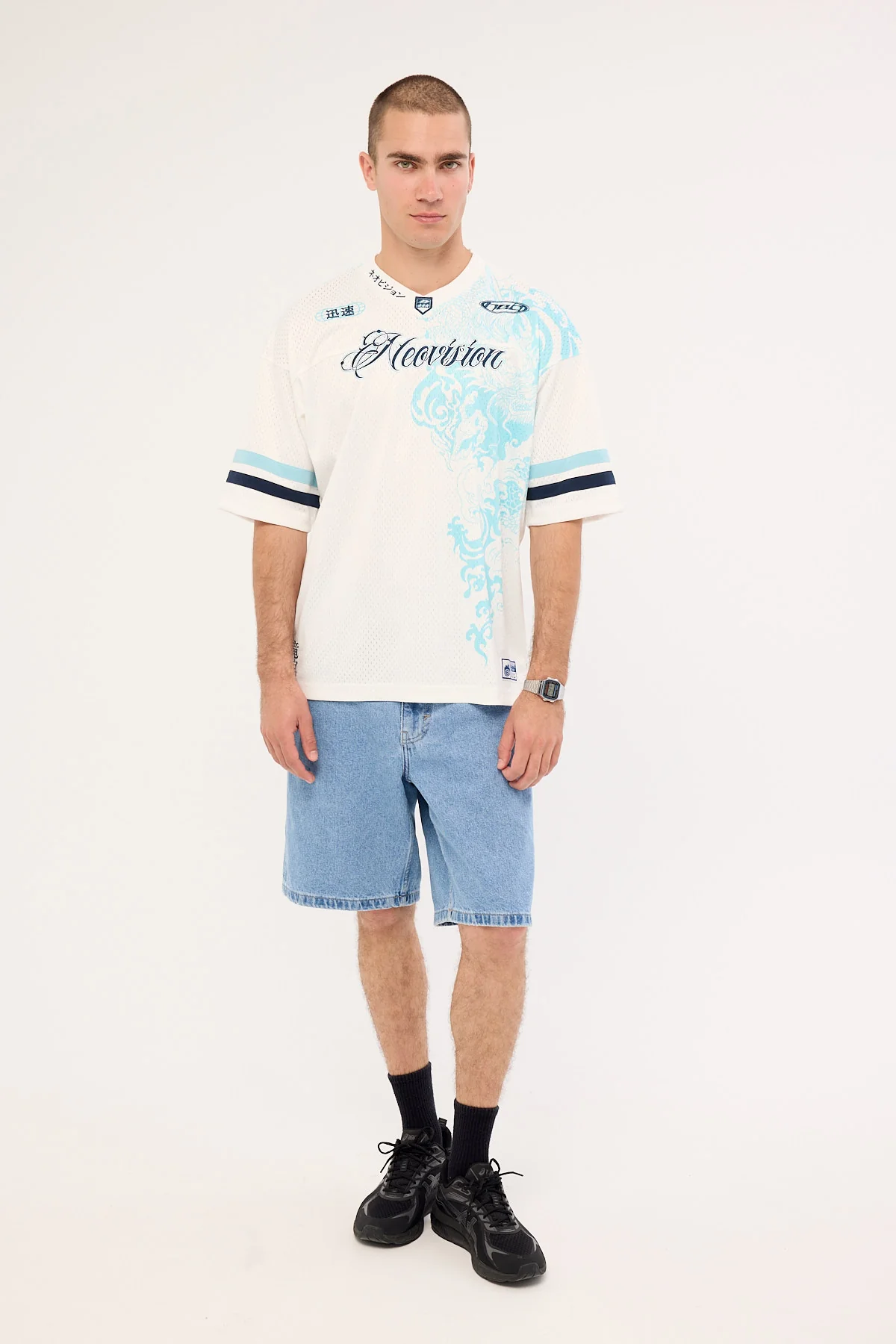 Neovision Nami V Neck Jersey White - Image 3