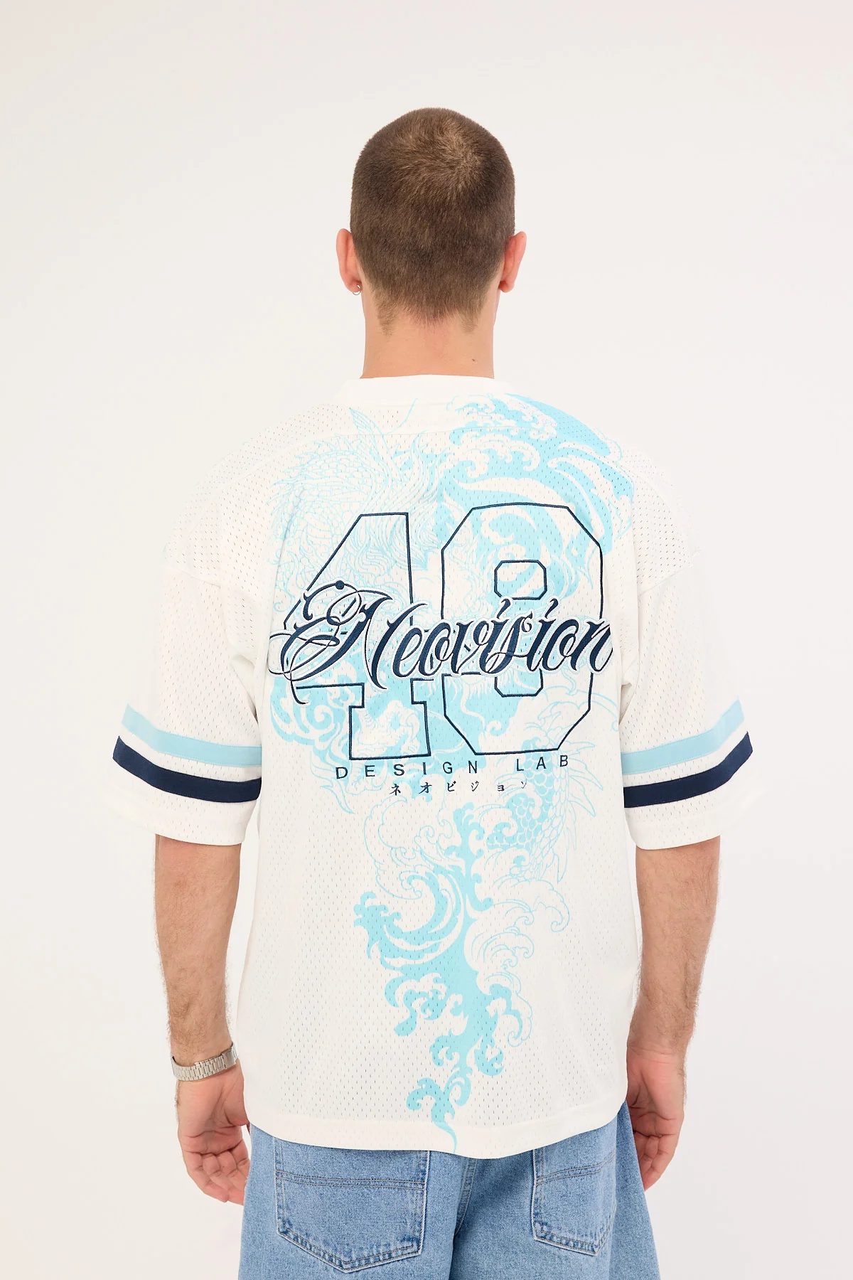 Neovision Nami V Neck Jersey White - Image 6