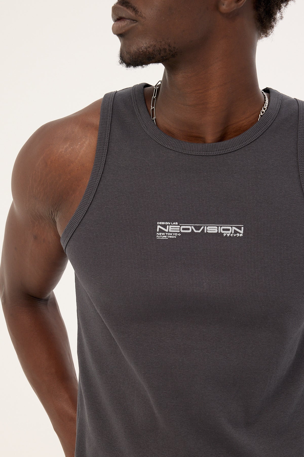 Neovision Neotek Restricted Singlet Tank Asphalt - Image 4
