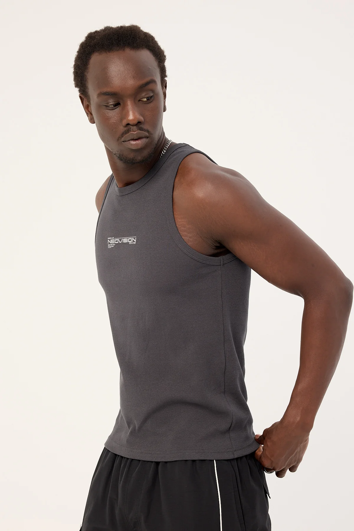 Neovision Neotek Restricted Singlet Tank Asphalt - Image 5