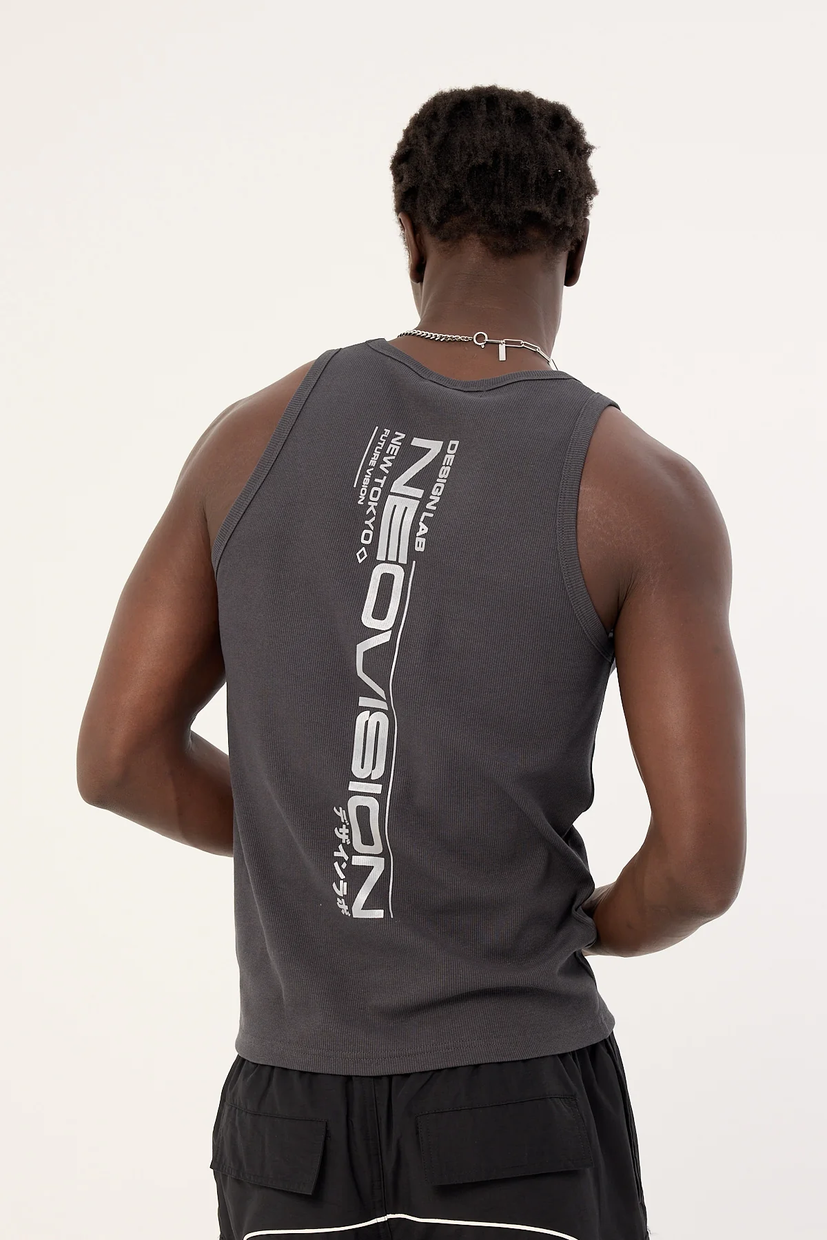 Neovision Neotek Restricted Singlet Tank Asphalt - Image 6