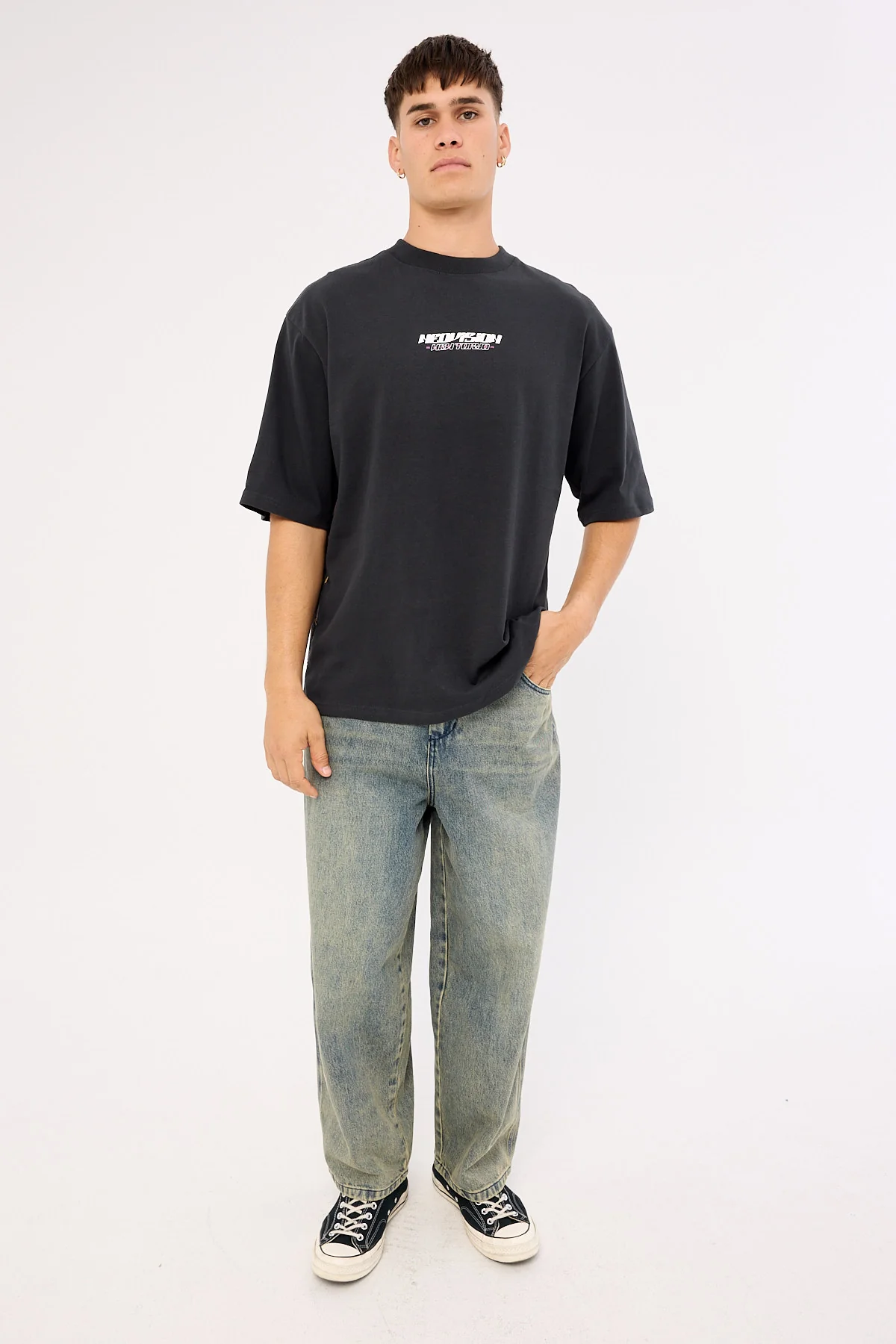 Neovision Noctura Street Super Heavy Tee Night Black - Image 4