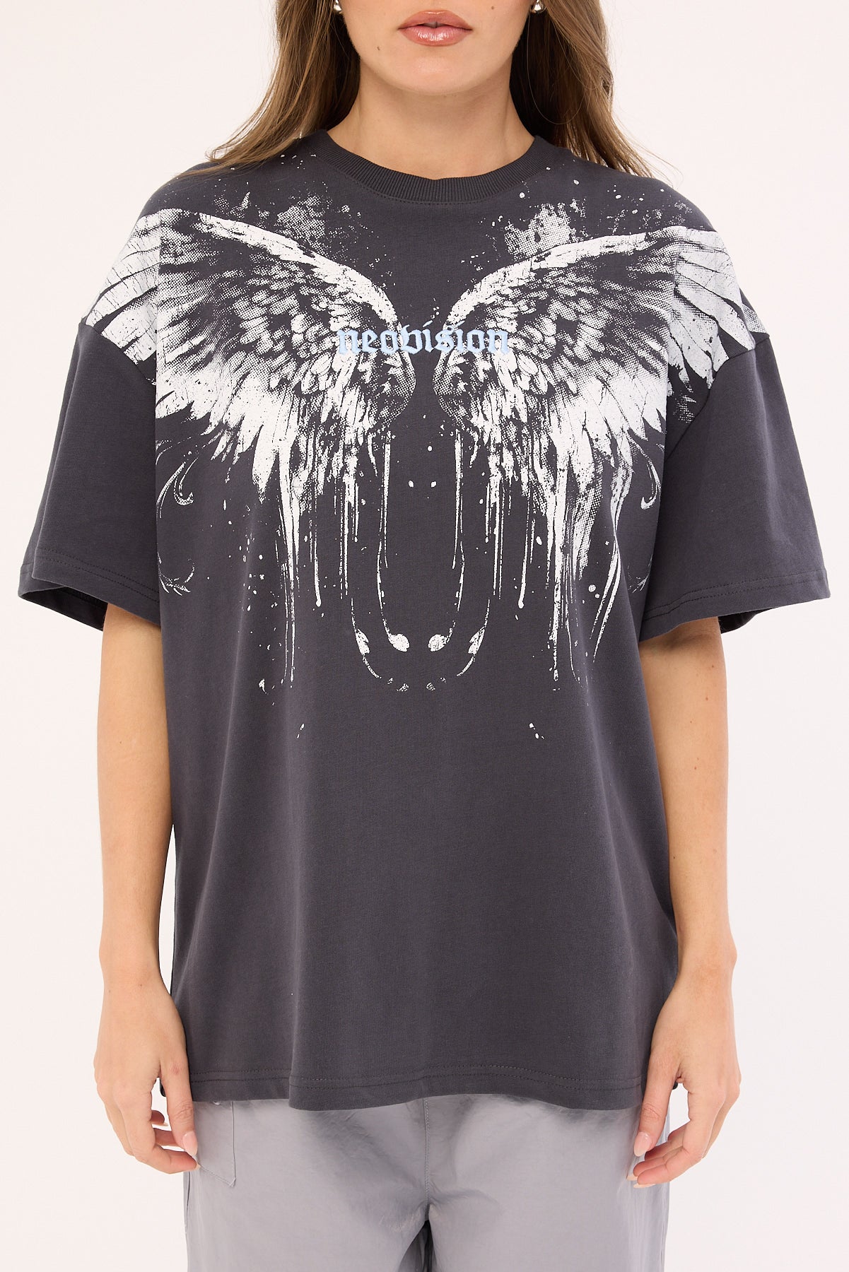 Neovision Nocturne Heavyweight Relaxed Tee Washed Black - Image 6