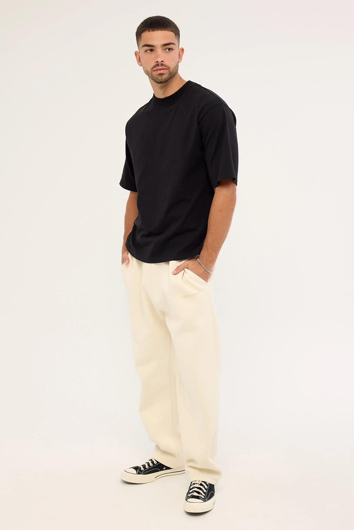 Neovision Nova Baggy Sweatpant Off White - Image 4