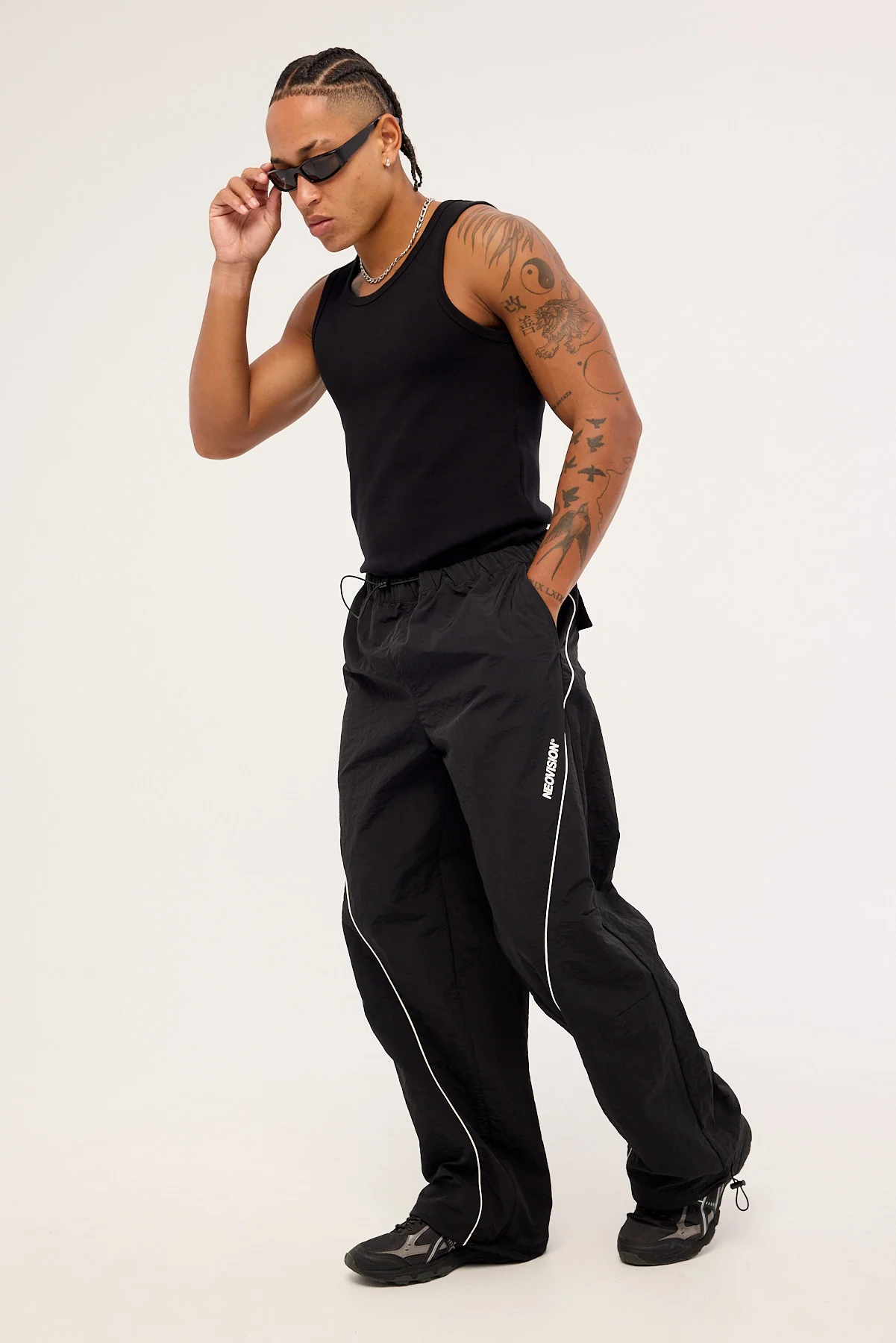 Neovision Nova Baggy Track Pant Black - Image 4