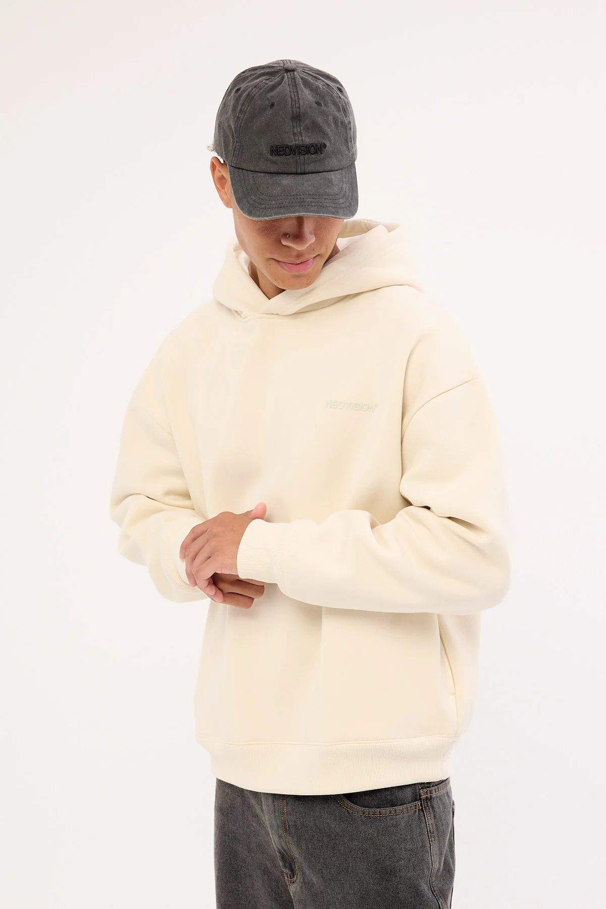Neovision Nova Base Street Hoodie Off White - Image 3