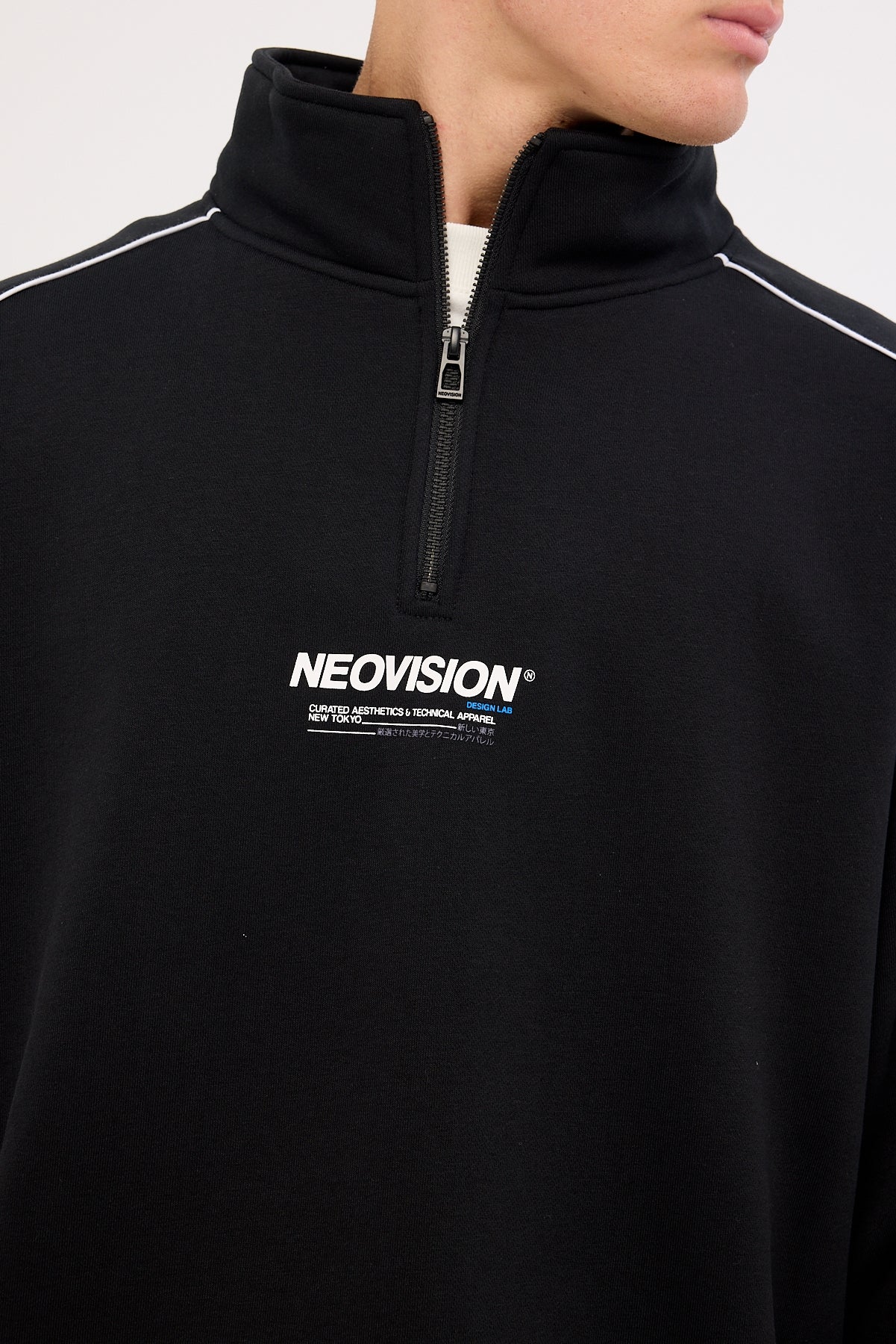 Neovision Nova Elastic Quarter Zip Crew Black - Image 4