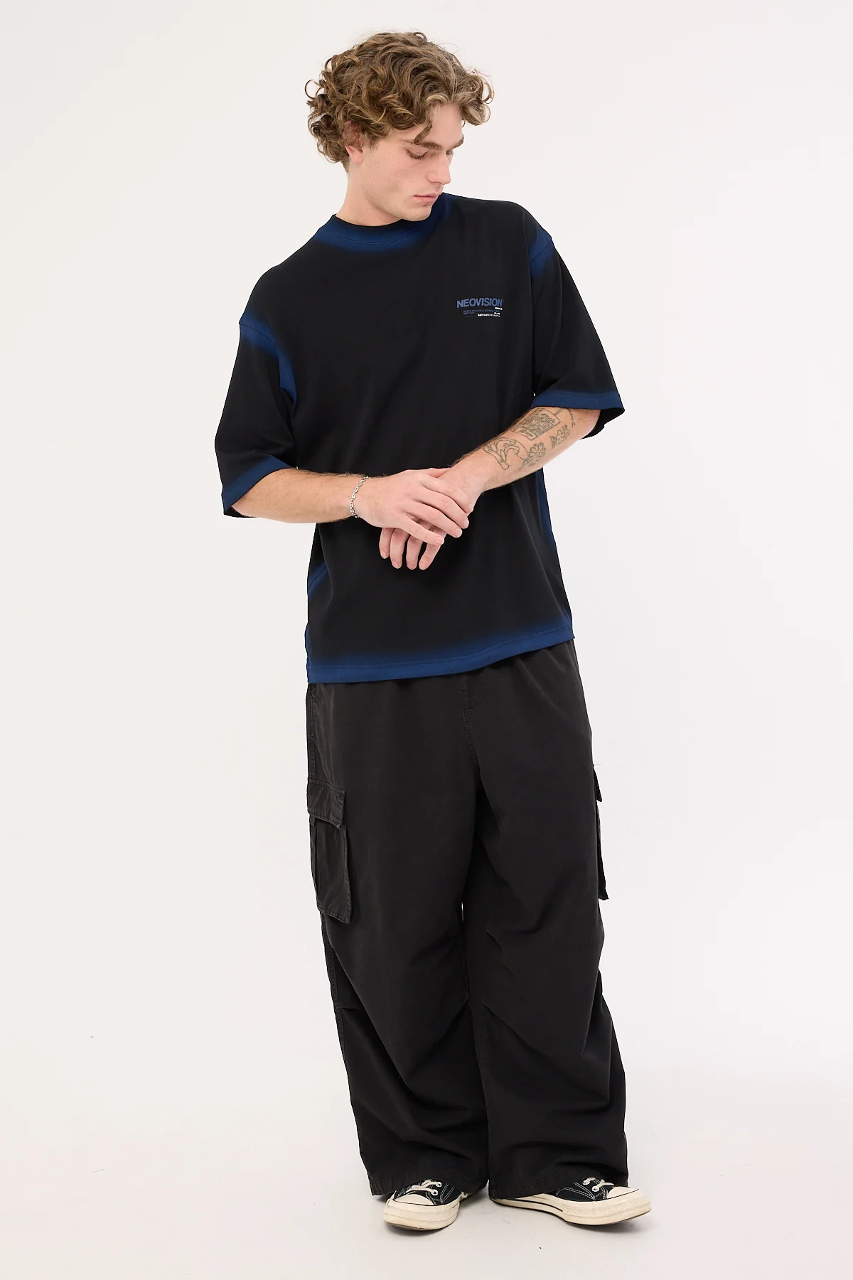 Neovision Nova Faded Street Super Heavy Tee Black - Image 2