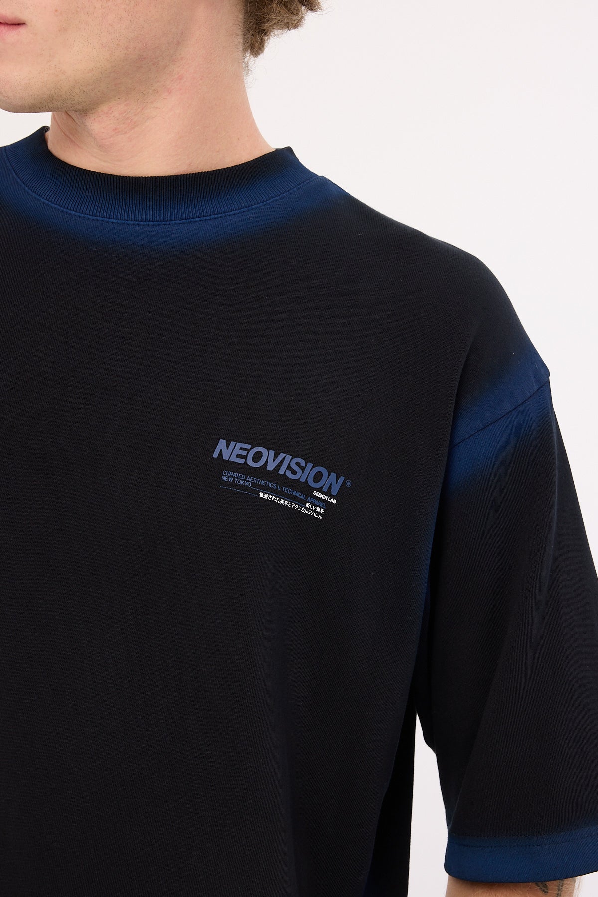 Neovision Nova Faded Street Super Heavy Tee Black - Image 4