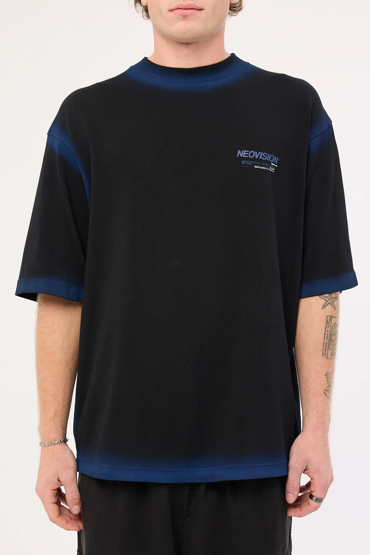 Neovision Nova Faded Street Super Heavy Tee Black - Image 7