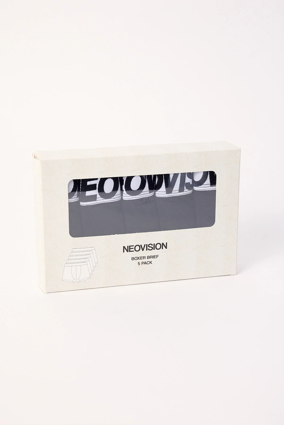 Neovision Nova Logo Stretch Trunk 5 Pack Black - Image 2