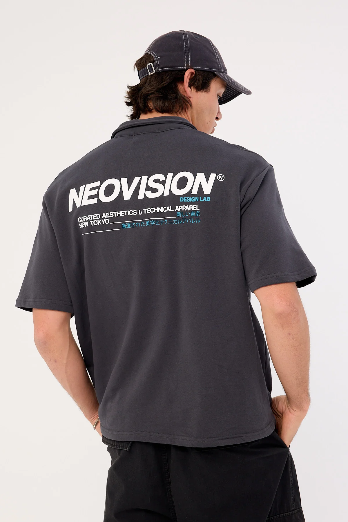 Neovision Nova Loopback Oversize Shirt Asphalt
