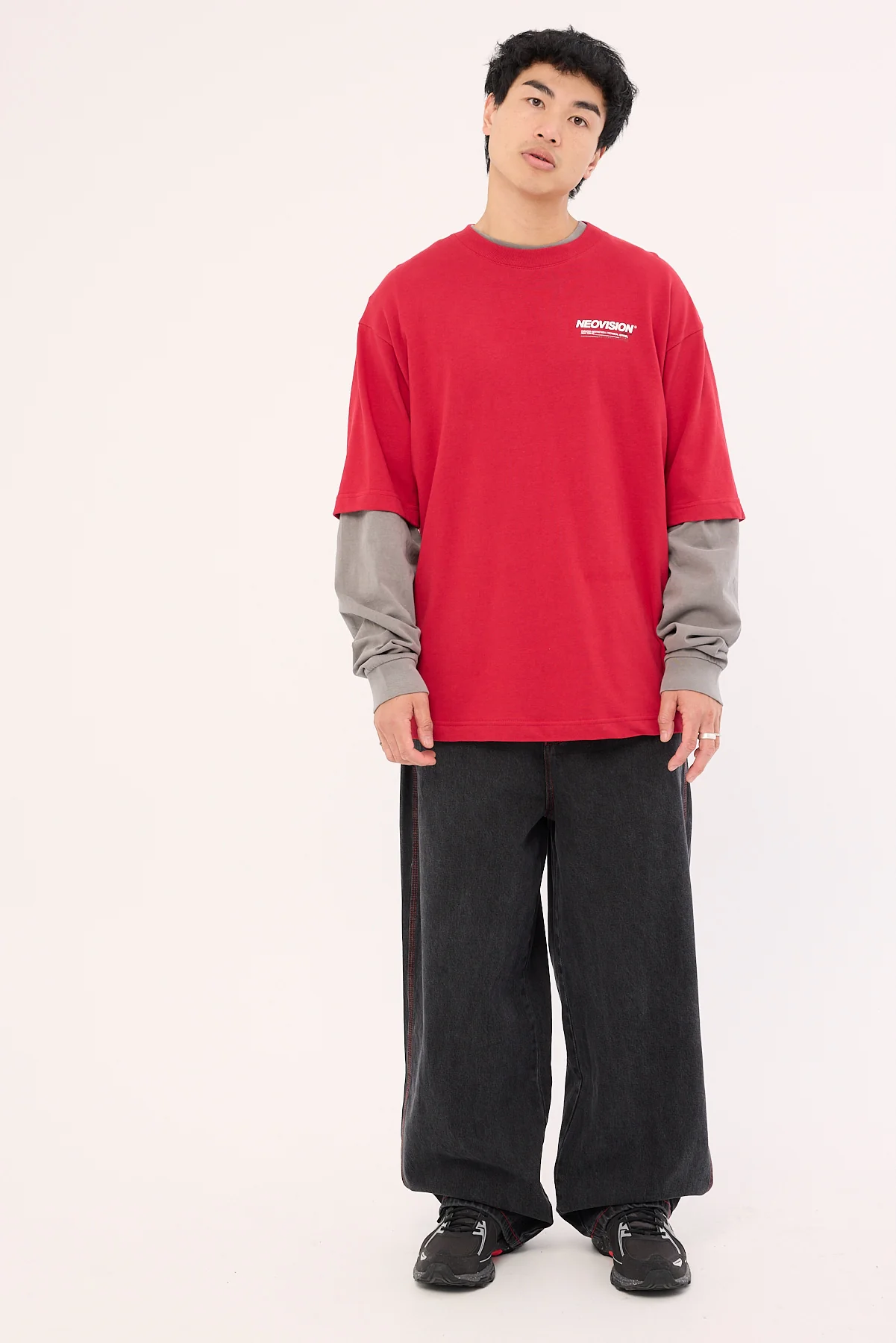 Neovision Nova Oversize Super Heavy Tee Red - Image 3