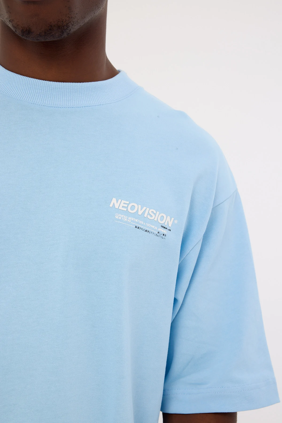 Neovision Nova Oversize Super Heavy Tee Washed Lagoon - Image 4