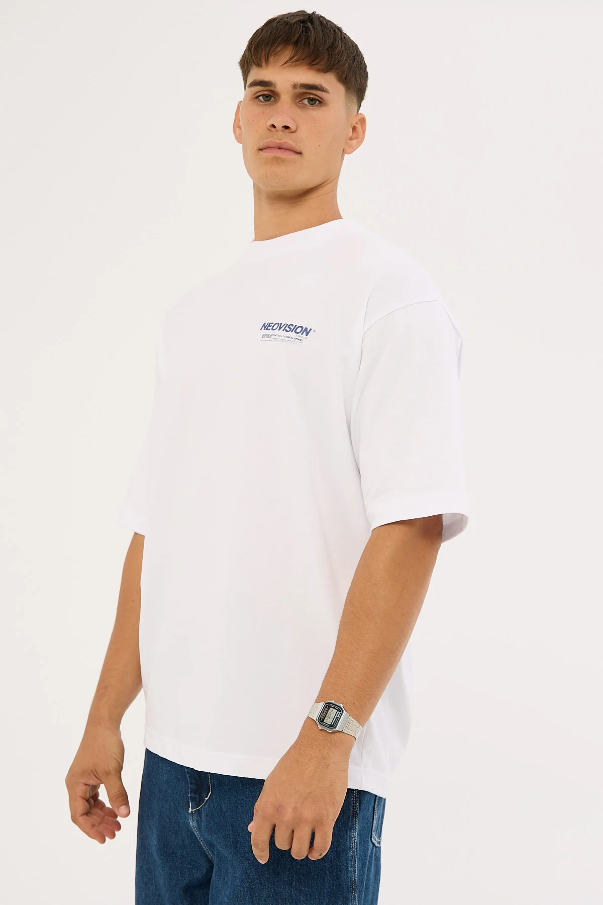 Neovision Nova Oversize Super Heavy Tee White - Image 7