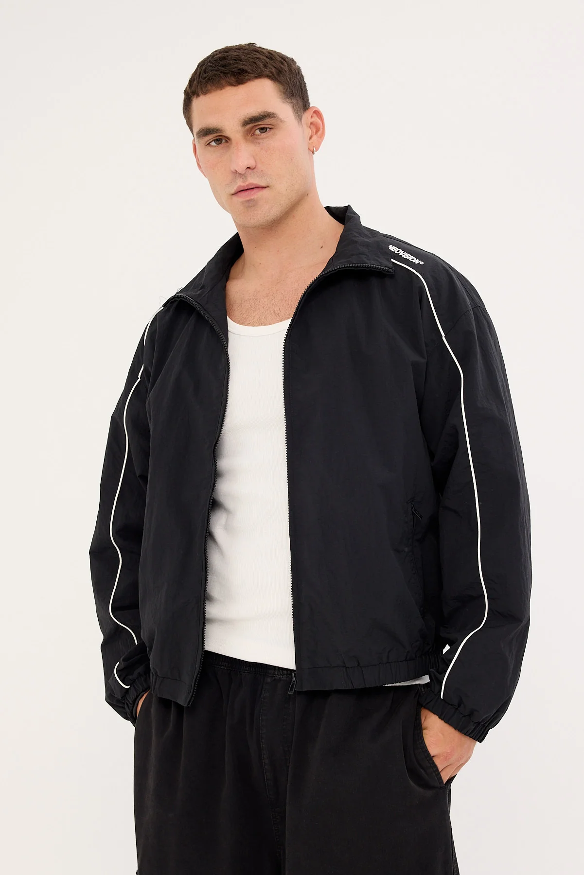 Neovision Nova Panelled Spray Jacket Black - Image 4