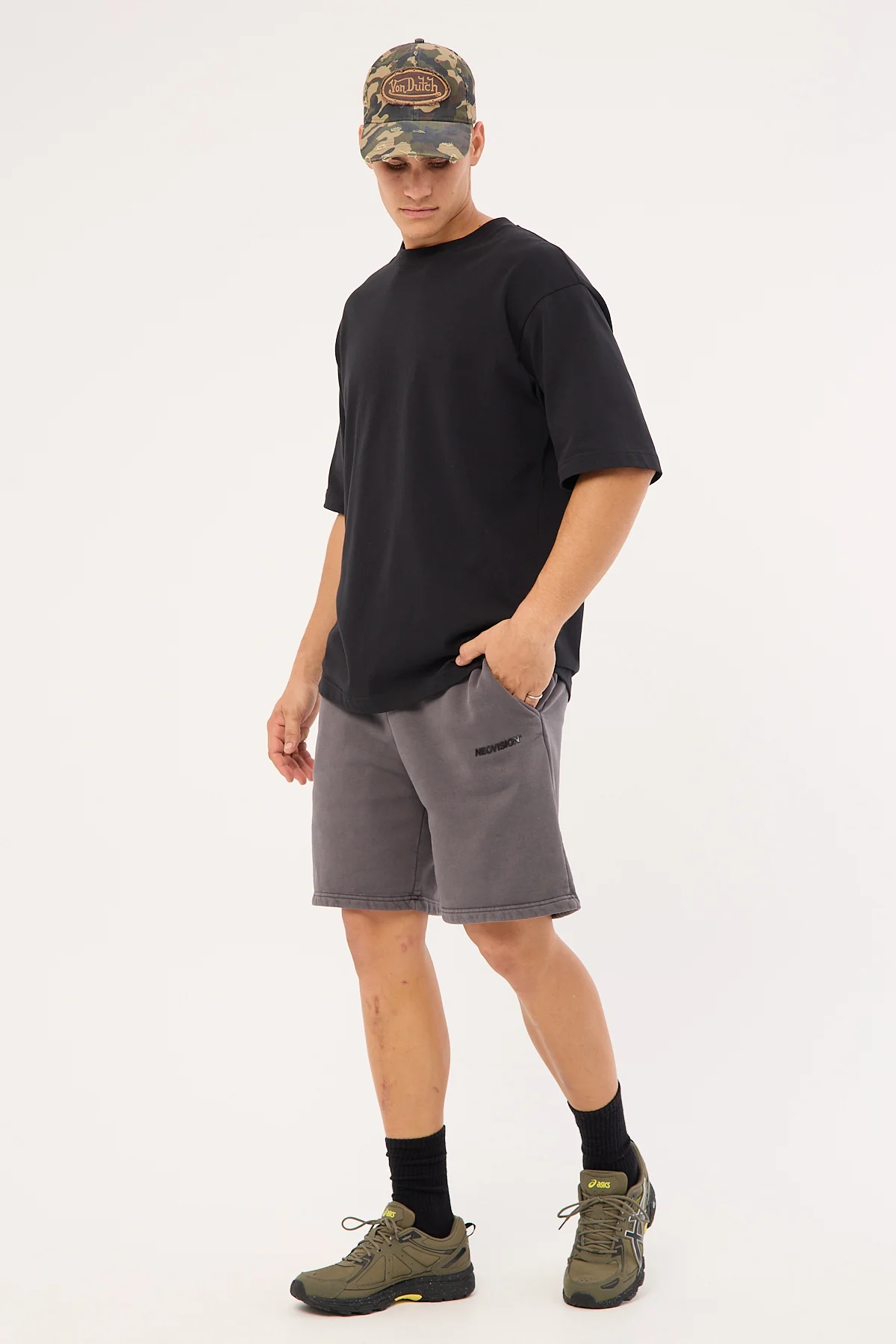 Neovision Nova Sweat Short Washed Black