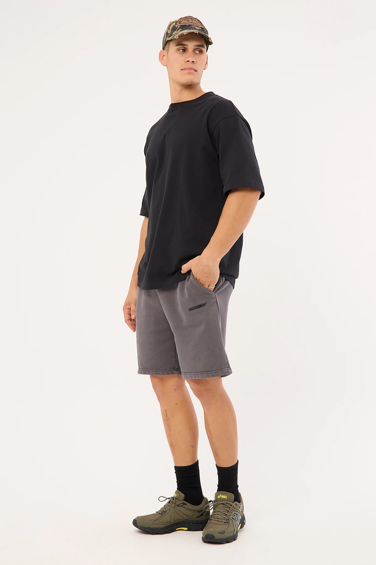 Neovision Nova Sweat Short Washed Black - Image 3