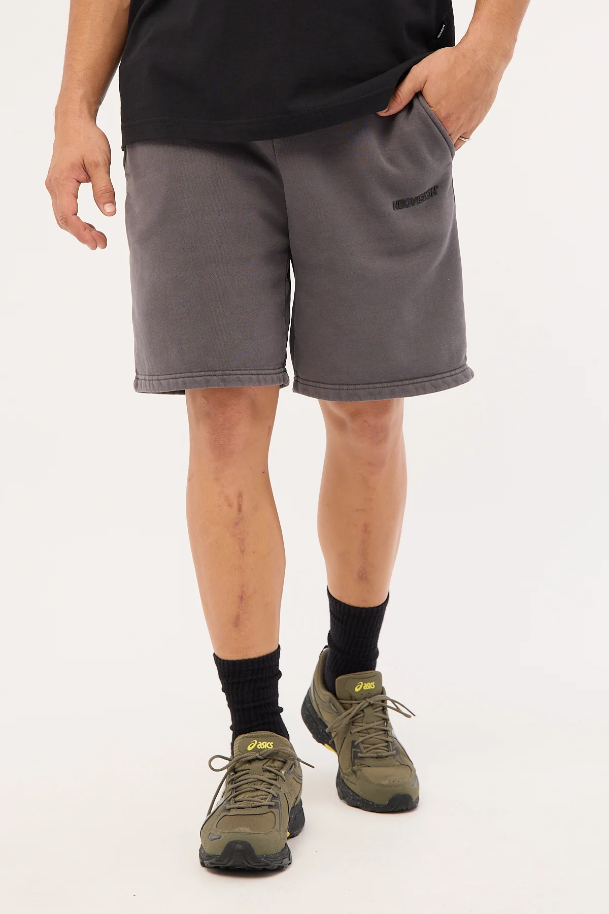 Neovision Nova Sweat Short Washed Black - Image 5