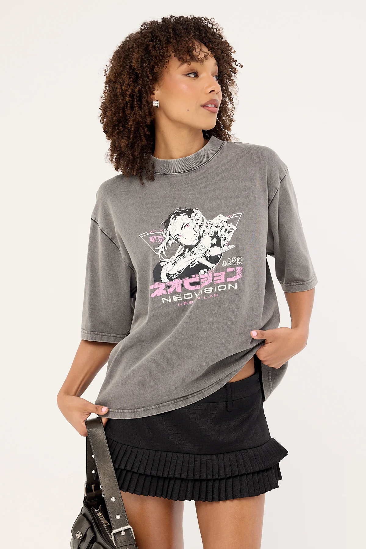 Neovision Nullvoid Cropped Street Super Heavy Tee Acid Snow Black - Image 5