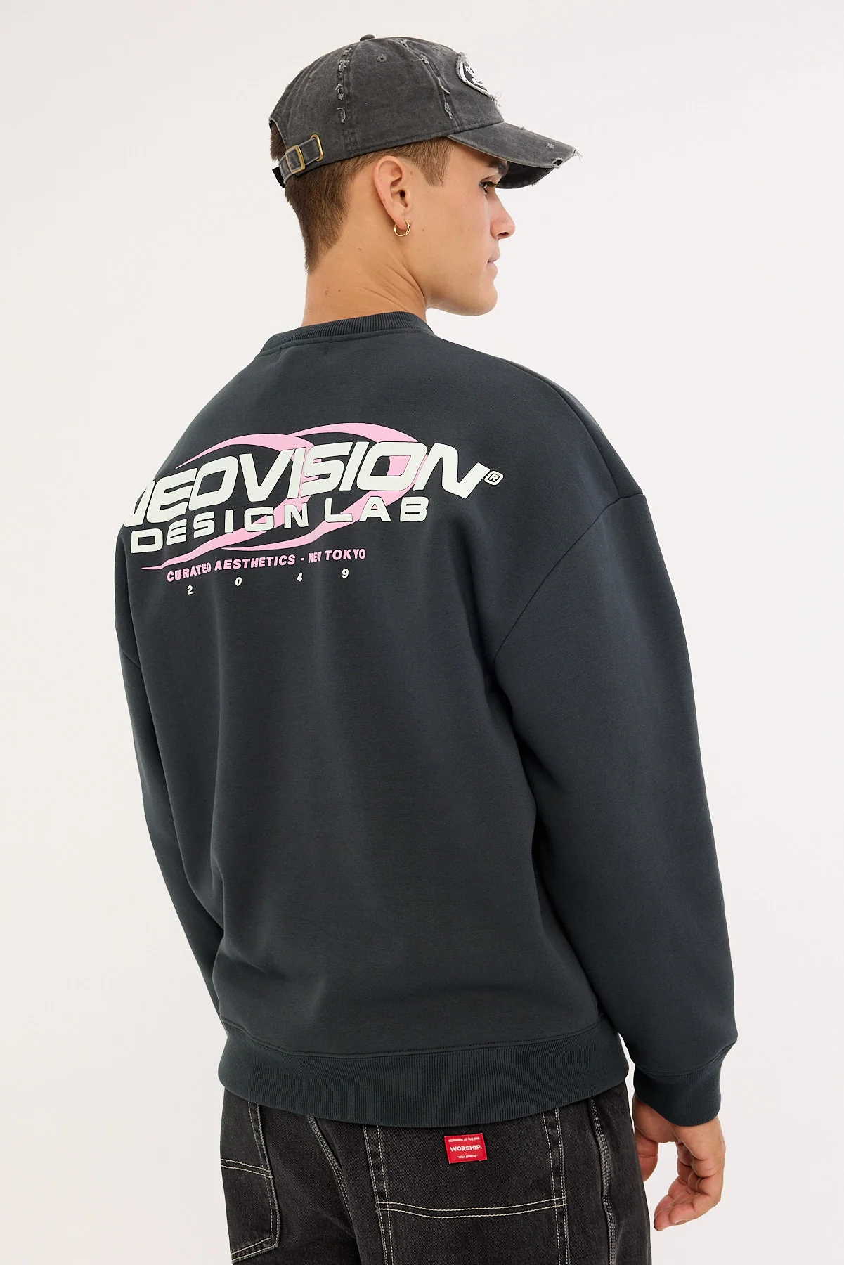 Neovision Omega Oversize Crew Asphalt - Image 6