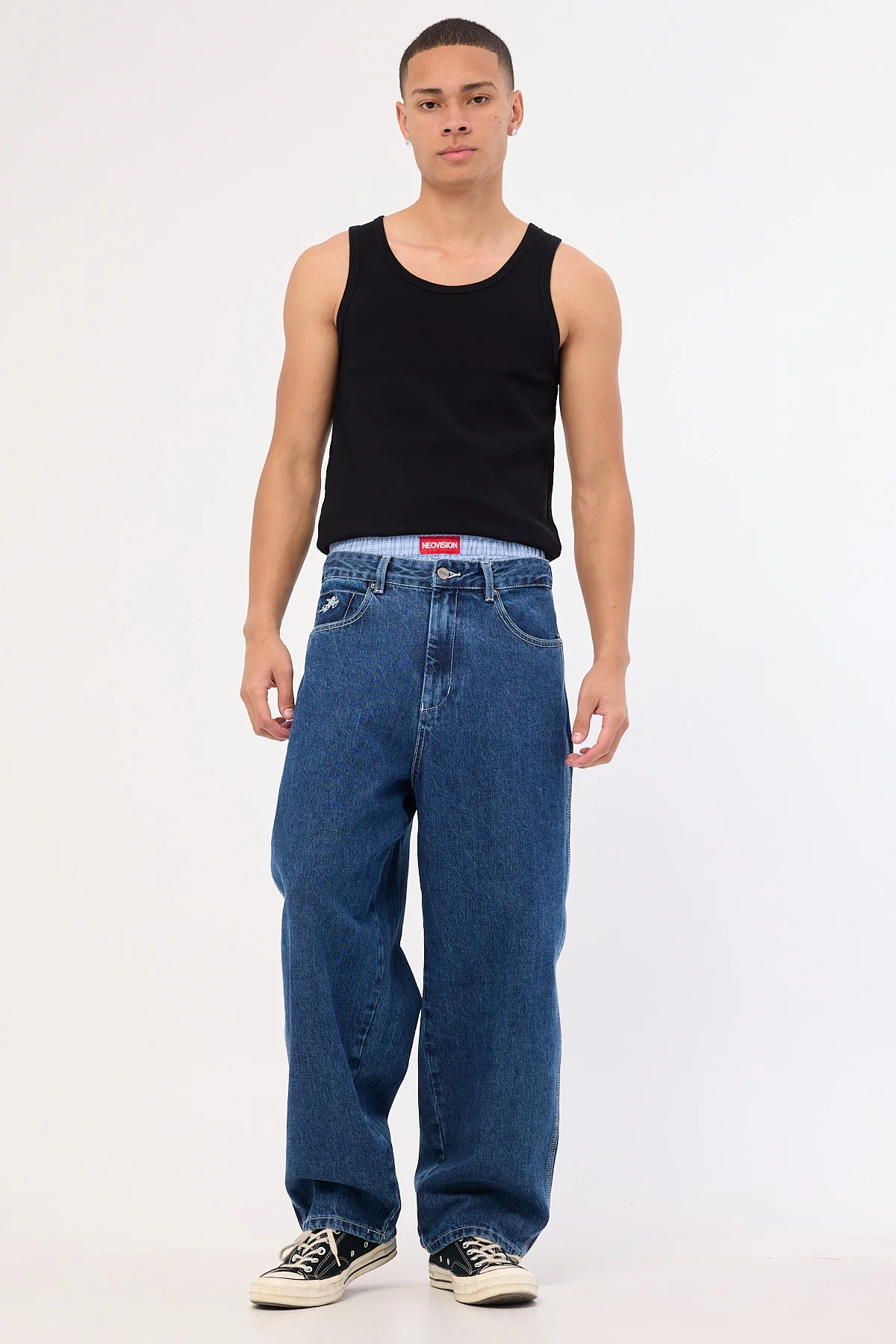 Neovision On Lock Boxer Short Blue Check - Image 3