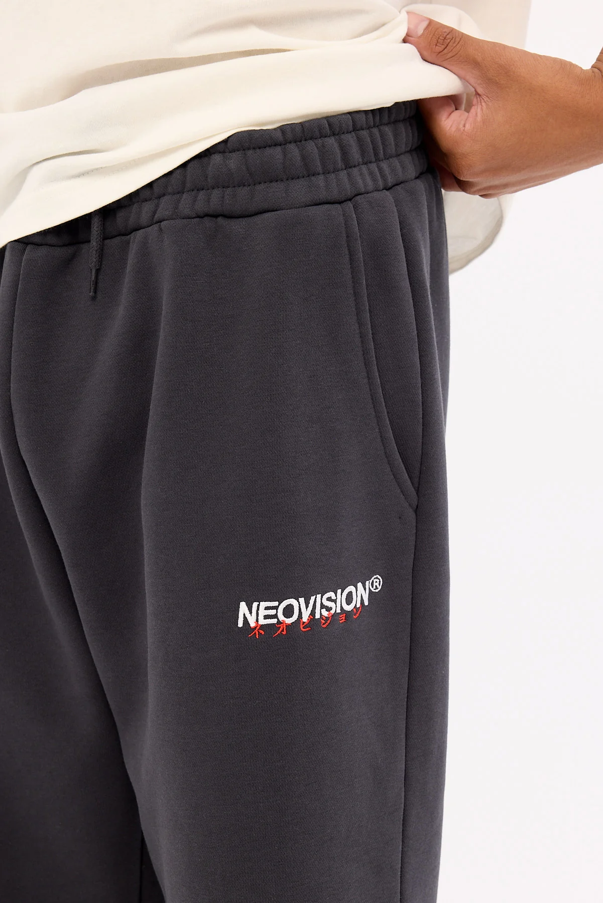 Neovision Onryu Baggy Sweat Pant Washed Black - Image 6