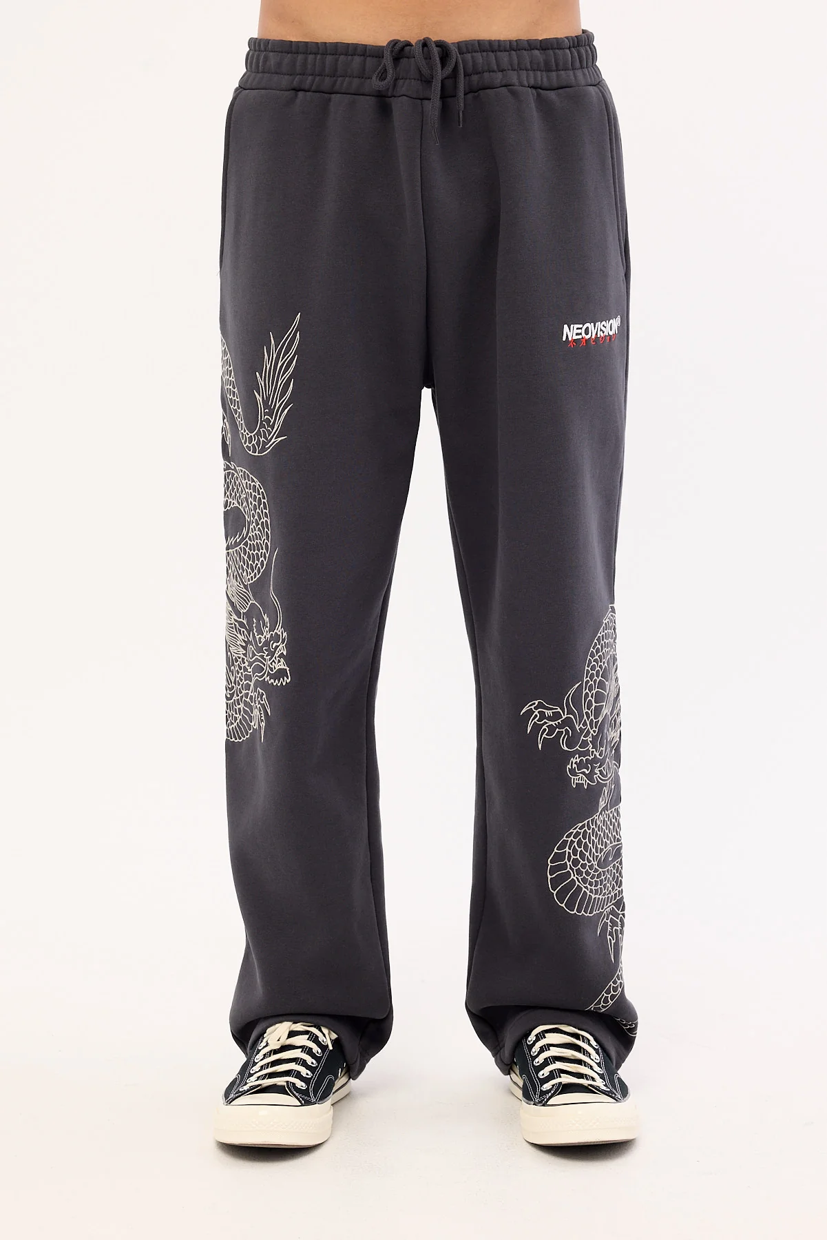 Neovision Onryu Baggy Sweat Pant Washed Black - Image 7