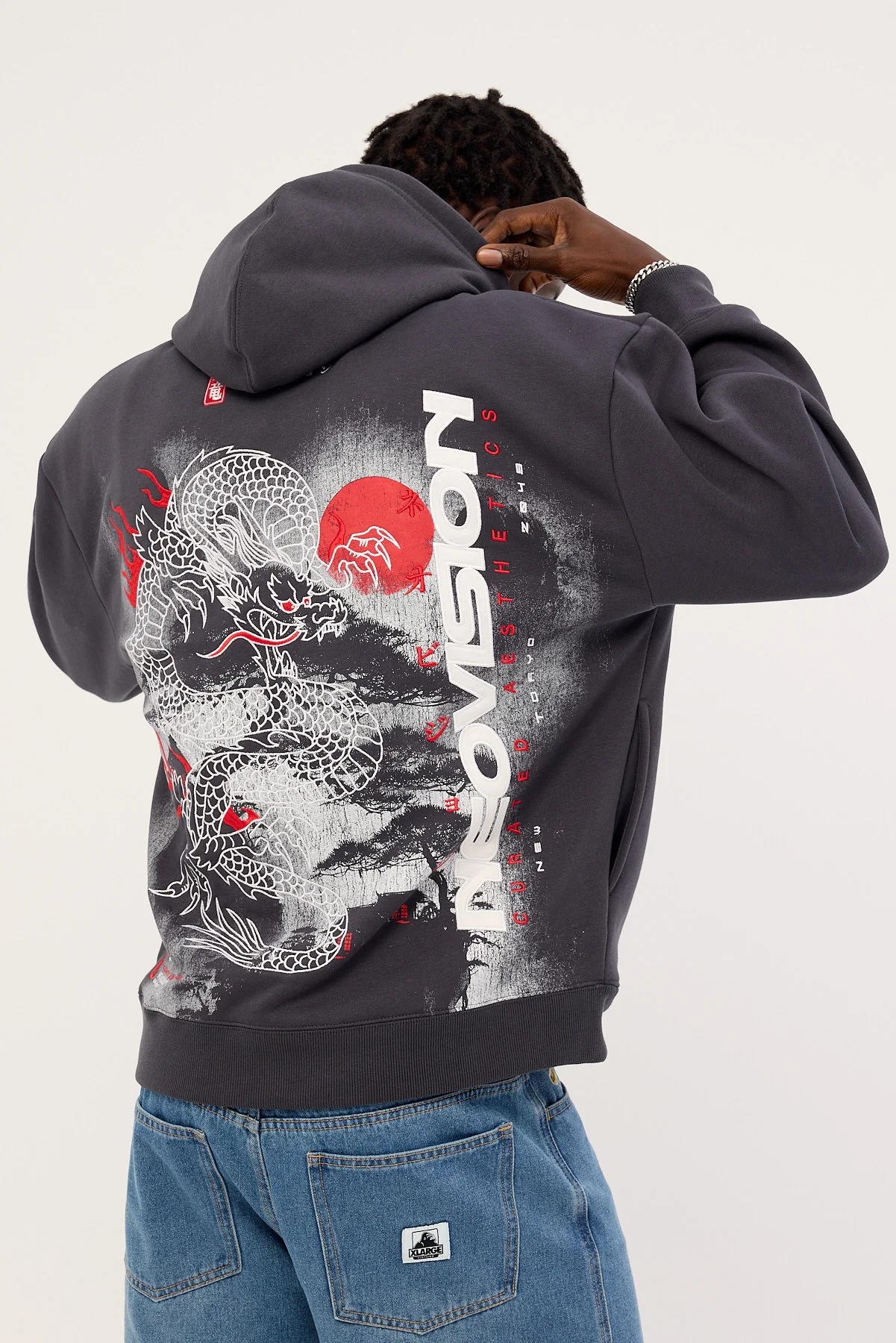 Neovision Onryu Street Hoodie Asphalt - Image 5