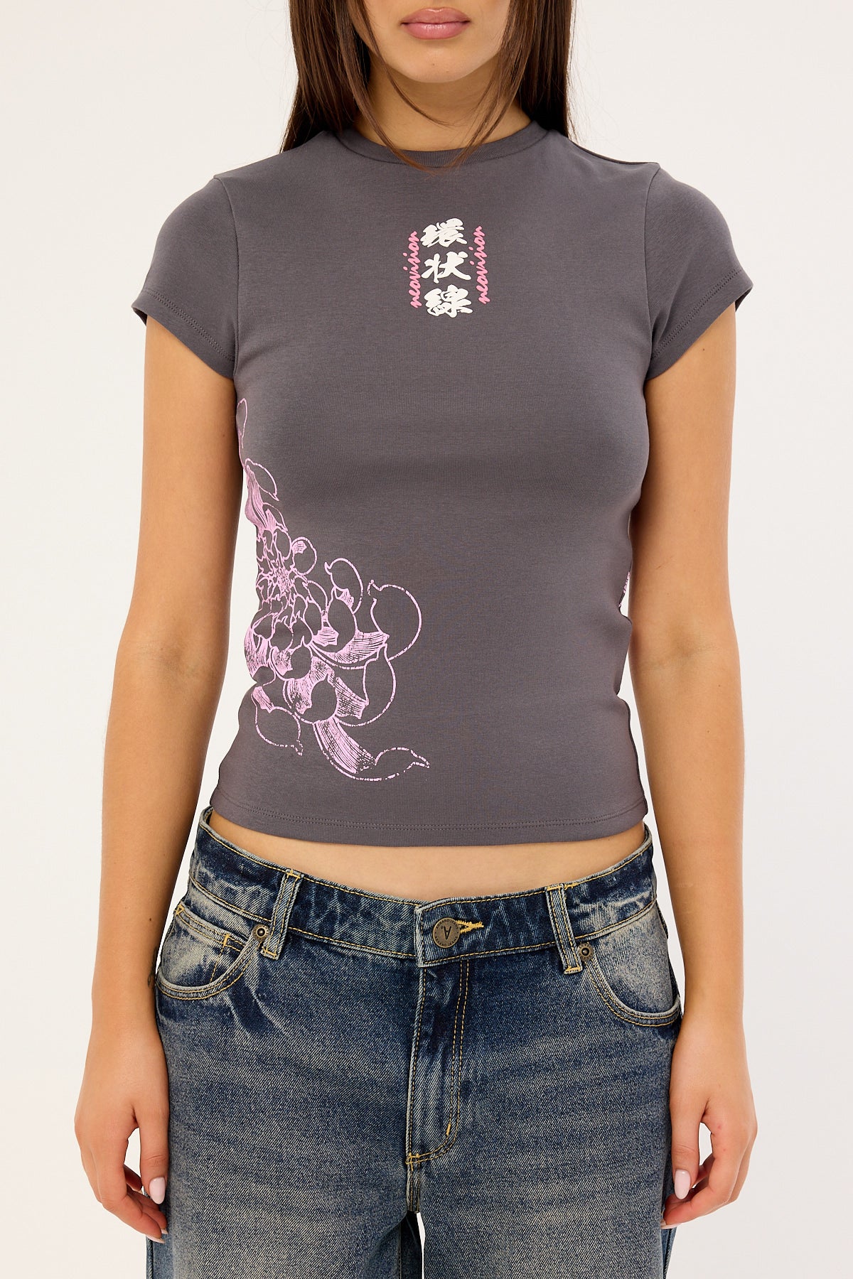 Neovision Osaka Night Baby Tee Asphalt - Image 6
