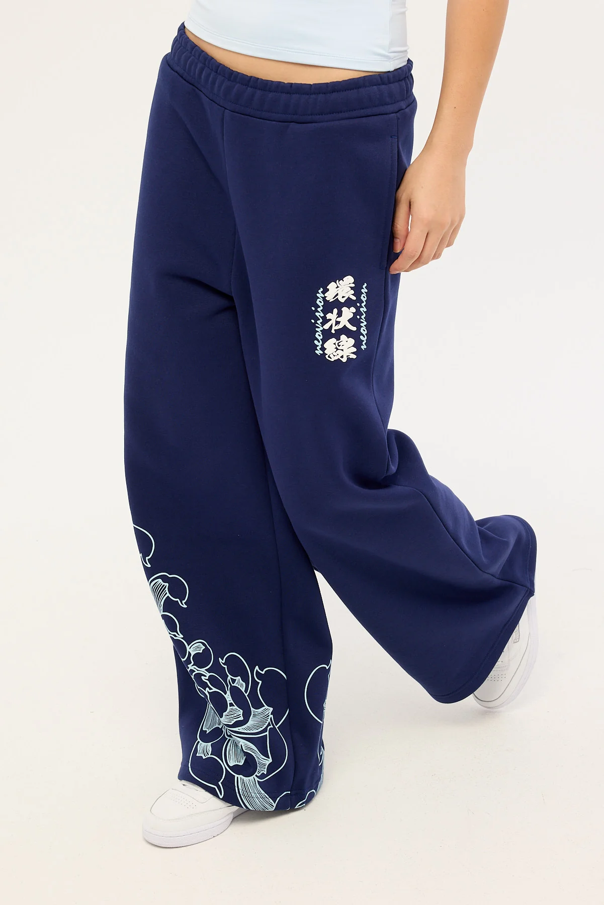 Neovision Osaka Night Straight Leg Trackpant Navy - Image 2