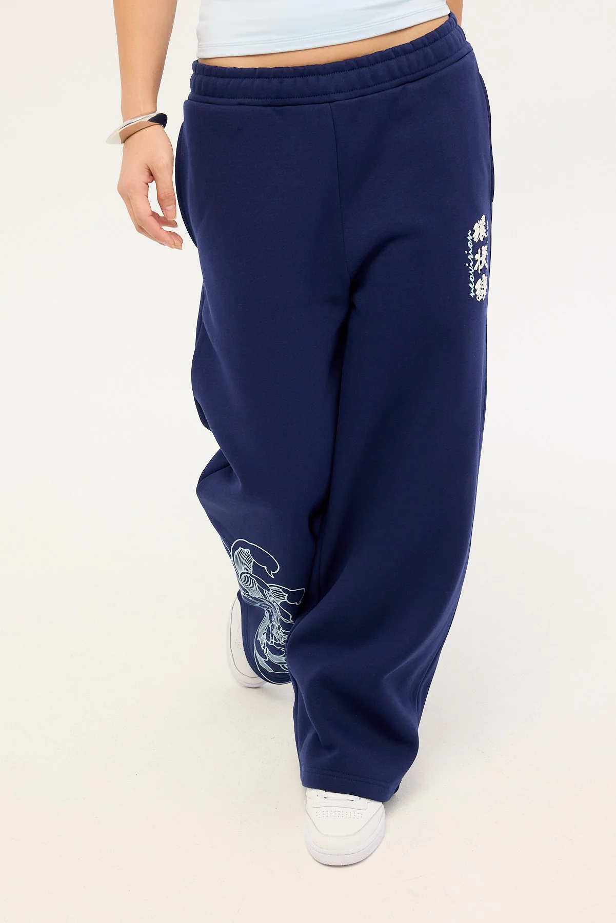 Neovision Osaka Night Straight Leg Trackpant Navy - Image 3