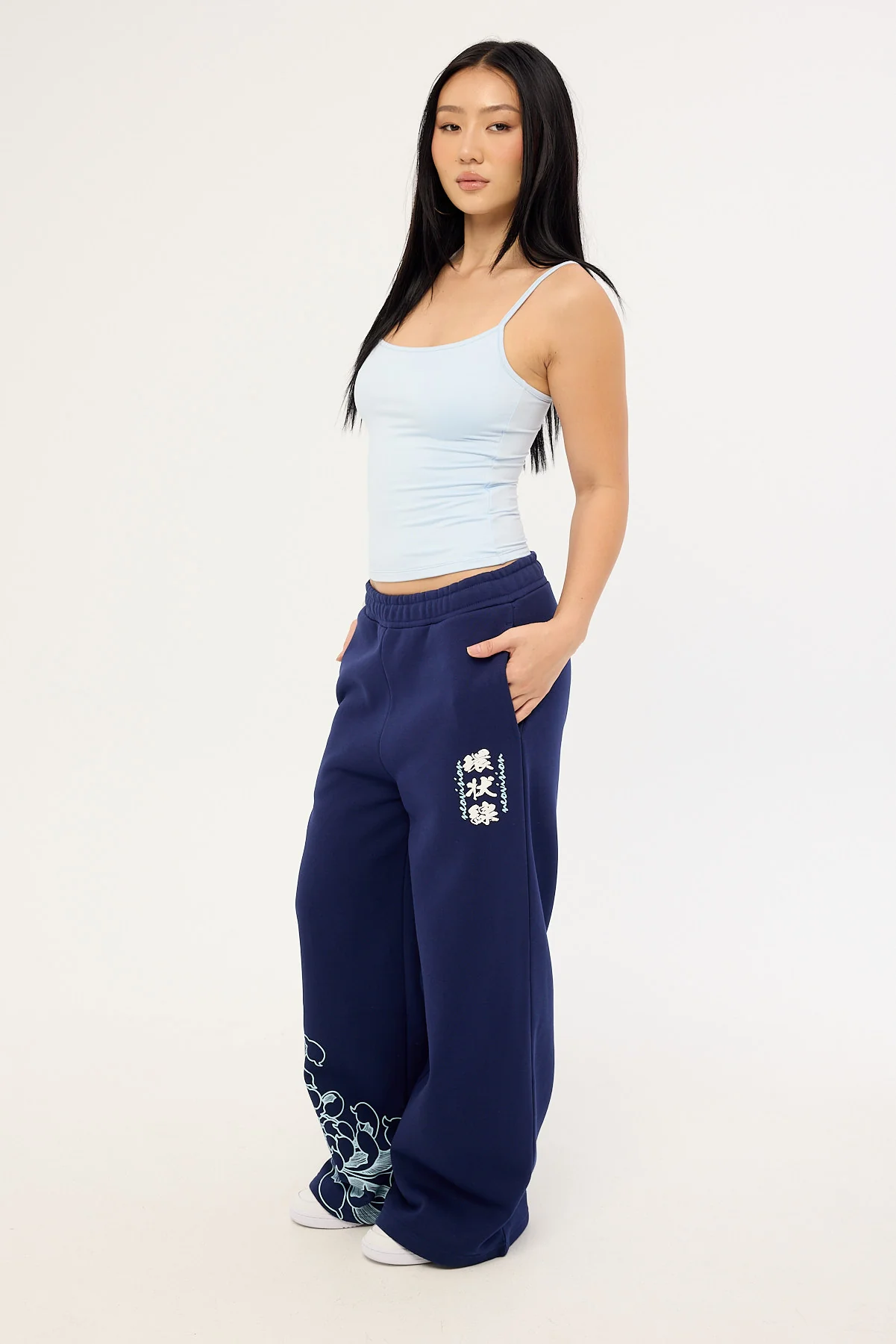 Neovision Osaka Night Straight Leg Trackpant Navy - Image 4