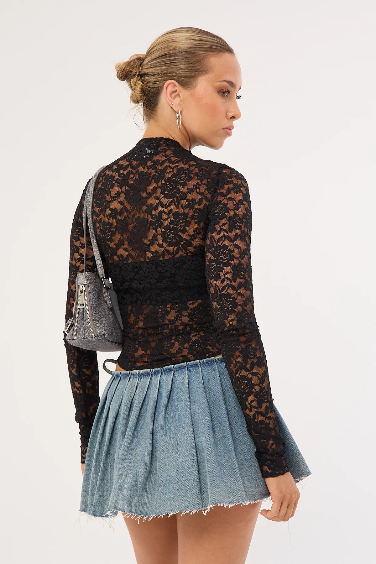 Neovision Outlaw Denim Pleated Skort Blue - Image 4