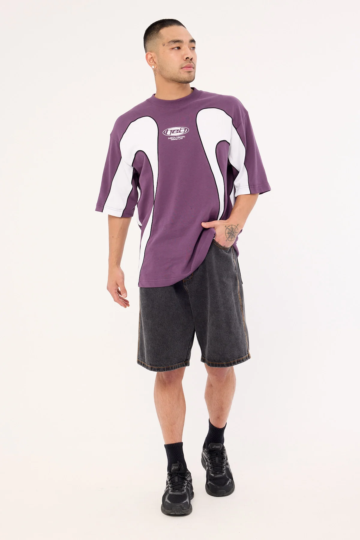 Neovision Parcel Street Super Heavy Tee Spiced Plum - Image 2