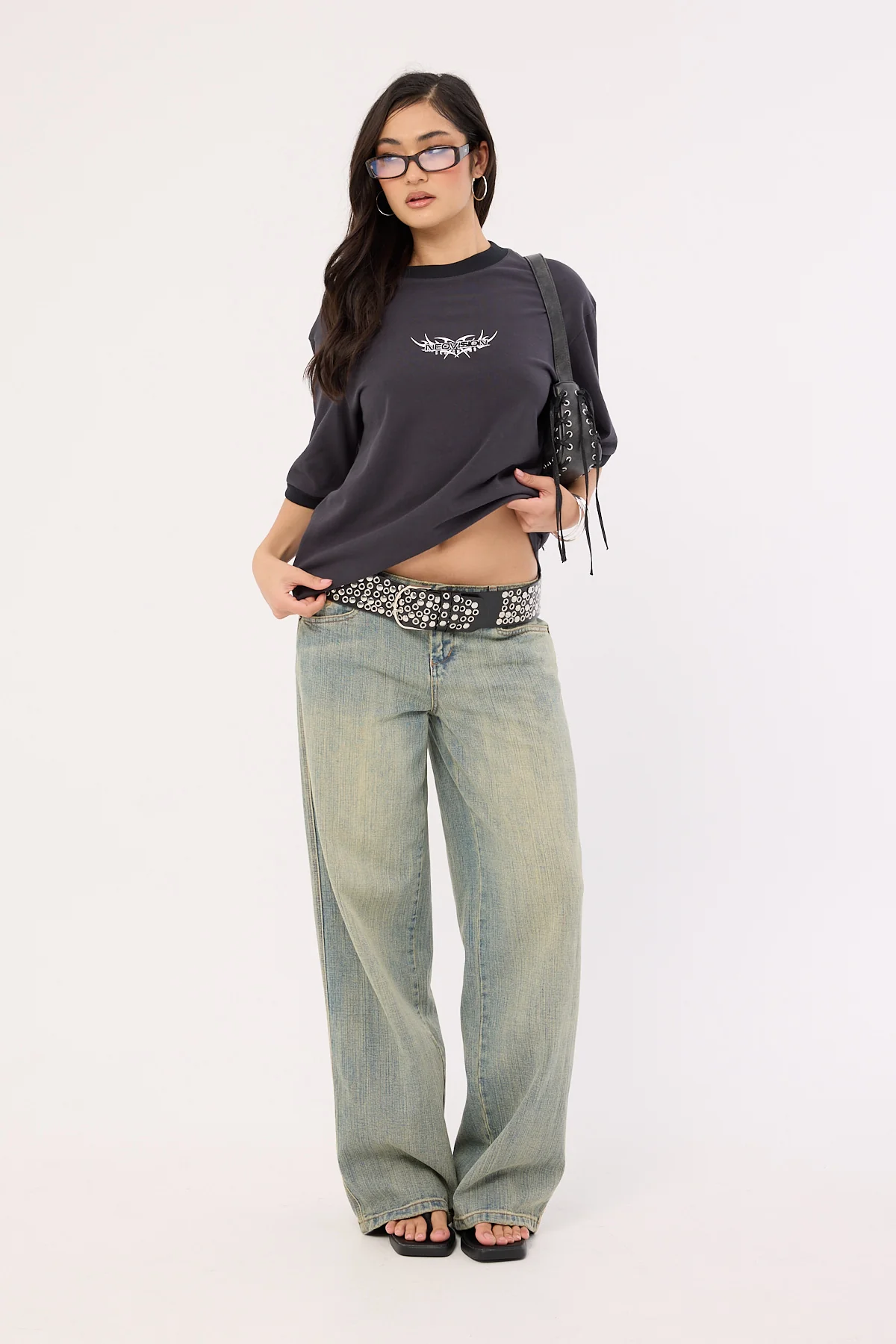 Neovision Perpetual Cropped Street Super Heavy Tee Asphalt - Image 10